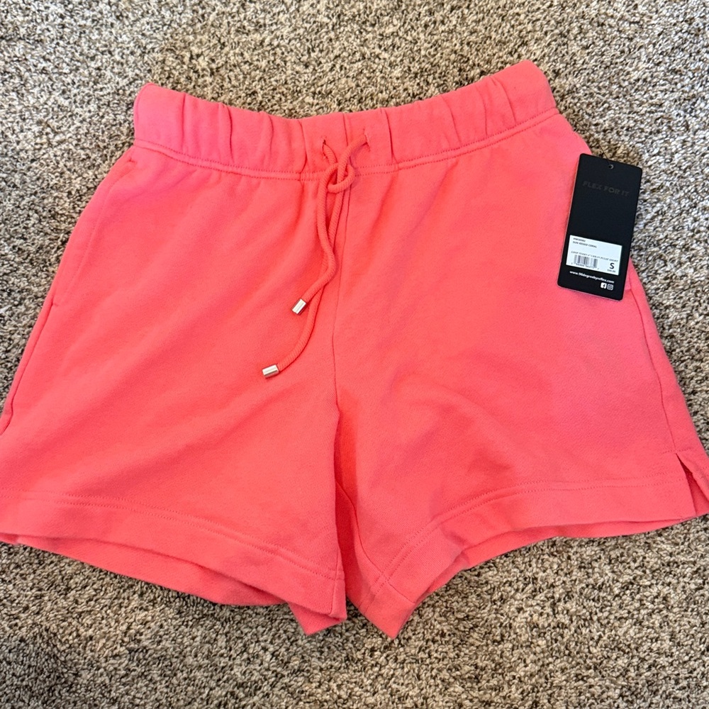 90 Degree By Reflex Coral Urban Pulse Shorts